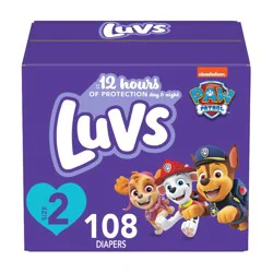 Luvs Platinum Protection Baby Diapers, Size 2
