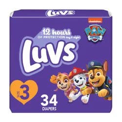 Luvs Platinum Protection Baby Diapers, Size 3