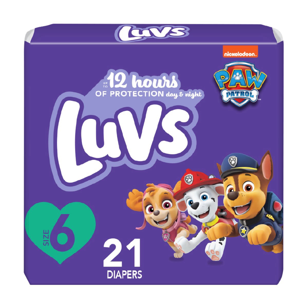 slide 1 of 1, Luvs Platinum Protection Baby Diapers, Size 6, 20 Count, 20 ct