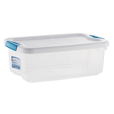 slide 1 of 1, Sterilite Latch Box, 6 qt