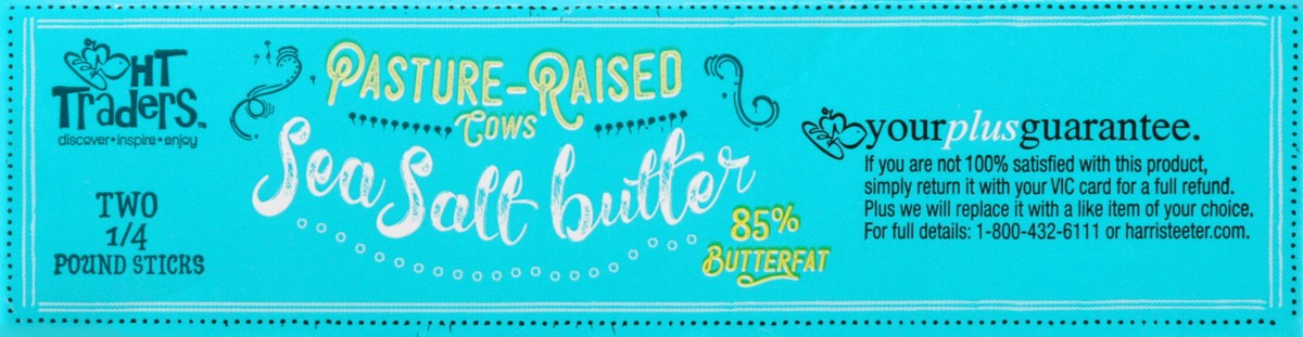 slide 4 of 9, Harris Teeter Trader Sea Salt Butter, 1 ct