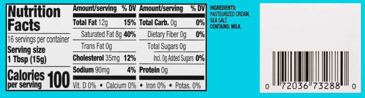 slide 7 of 9, Harris Teeter Trader Sea Salt Butter, 1 ct