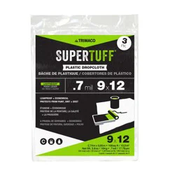 Trimaco Supertuff Plastic Dropcloth