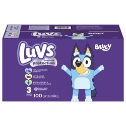 Luvs Platinum Protection Baby Diapers, Size 3, 100 Count