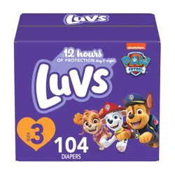 Luvs Platinum Protection Baby Diapers, Size 3, 100 Count