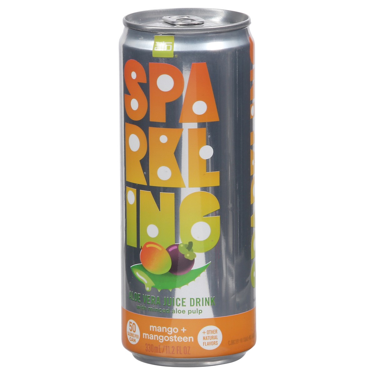 slide 8 of 9, ALO Sparkling ALOe Vera Mango + Mangosteen Juice Drink - 11.2 fl oz, 11.2 fl oz