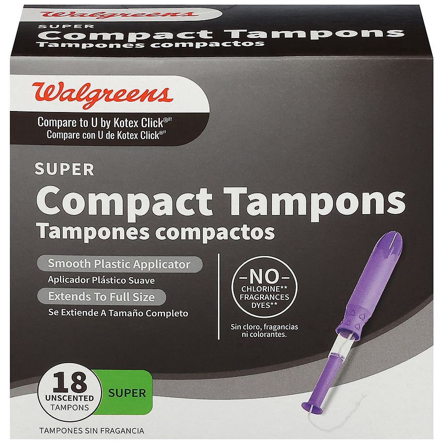 slide 3 of 4, Walgreens Tampon Compact, 18 ct