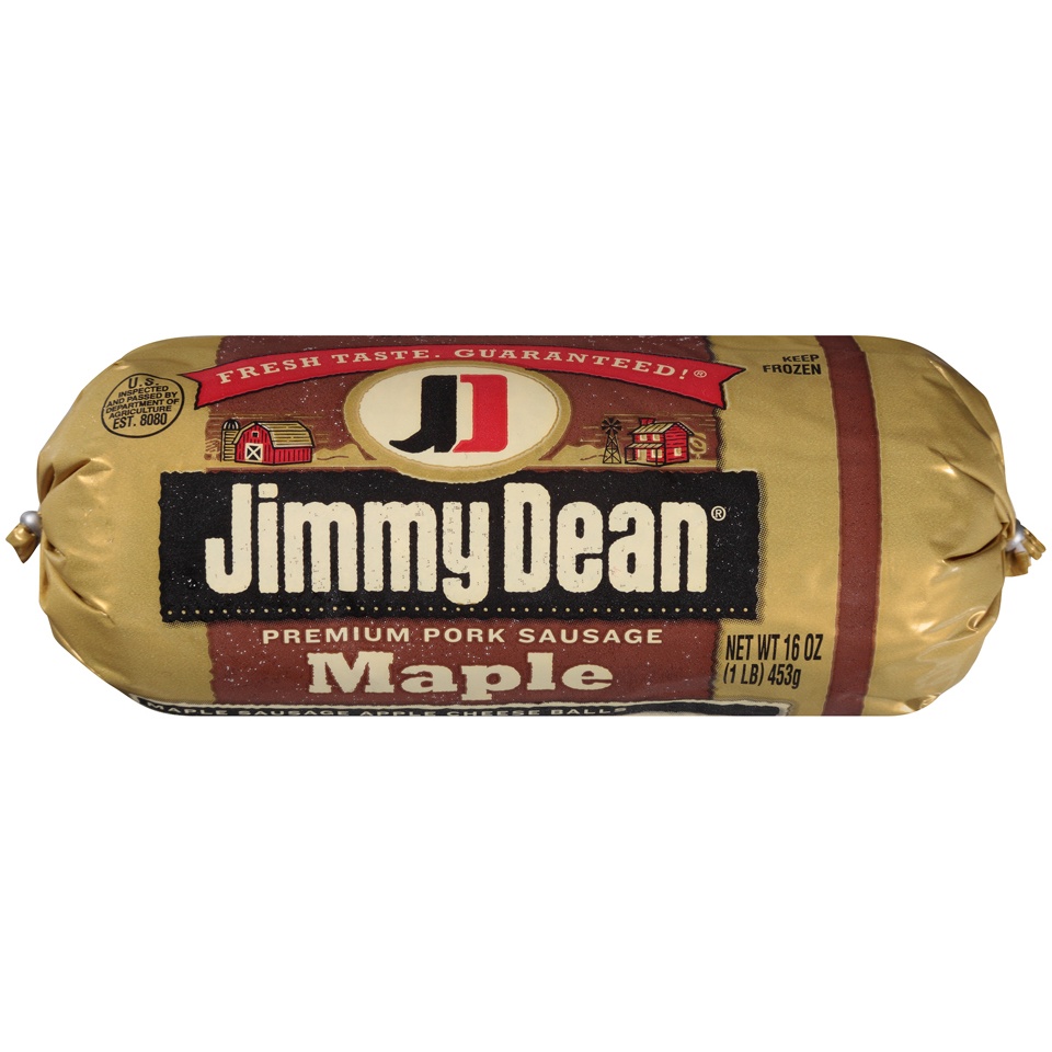 slide 1 of 1, Jimmy Dean Maple Premium Pork Sausage, 16 oz