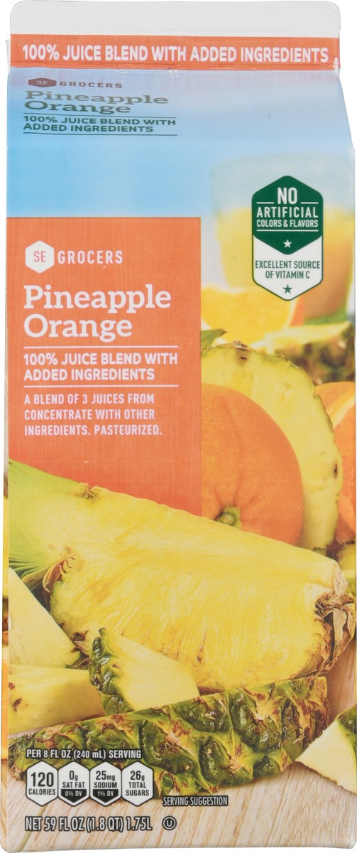 slide 4 of 14, SE Grocers Pineapple Orange - 59 oz, 59 oz