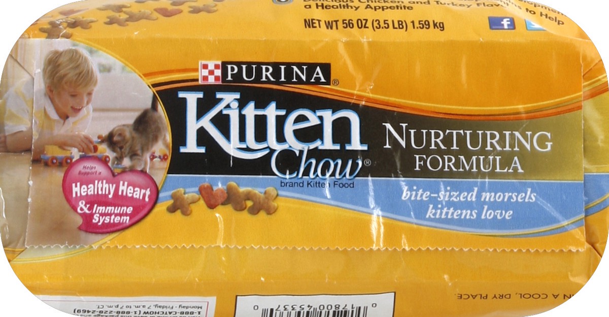 slide 4 of 6, Kitten Chow Kitten Food, 56 oz