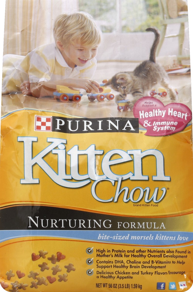 slide 5 of 6, Kitten Chow Kitten Food, 56 oz