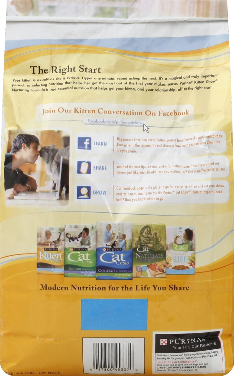 slide 6 of 6, Kitten Chow Kitten Food, 56 oz