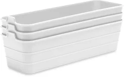 Everyday Living White Storage Baskets