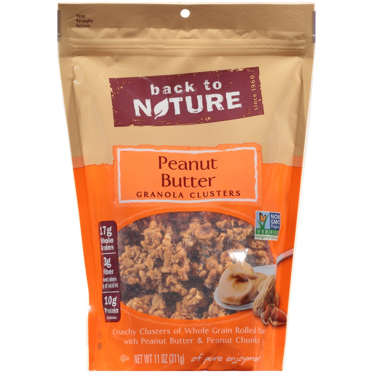 slide 3 of 9, Back to Nature Granola Clusters, 11 oz