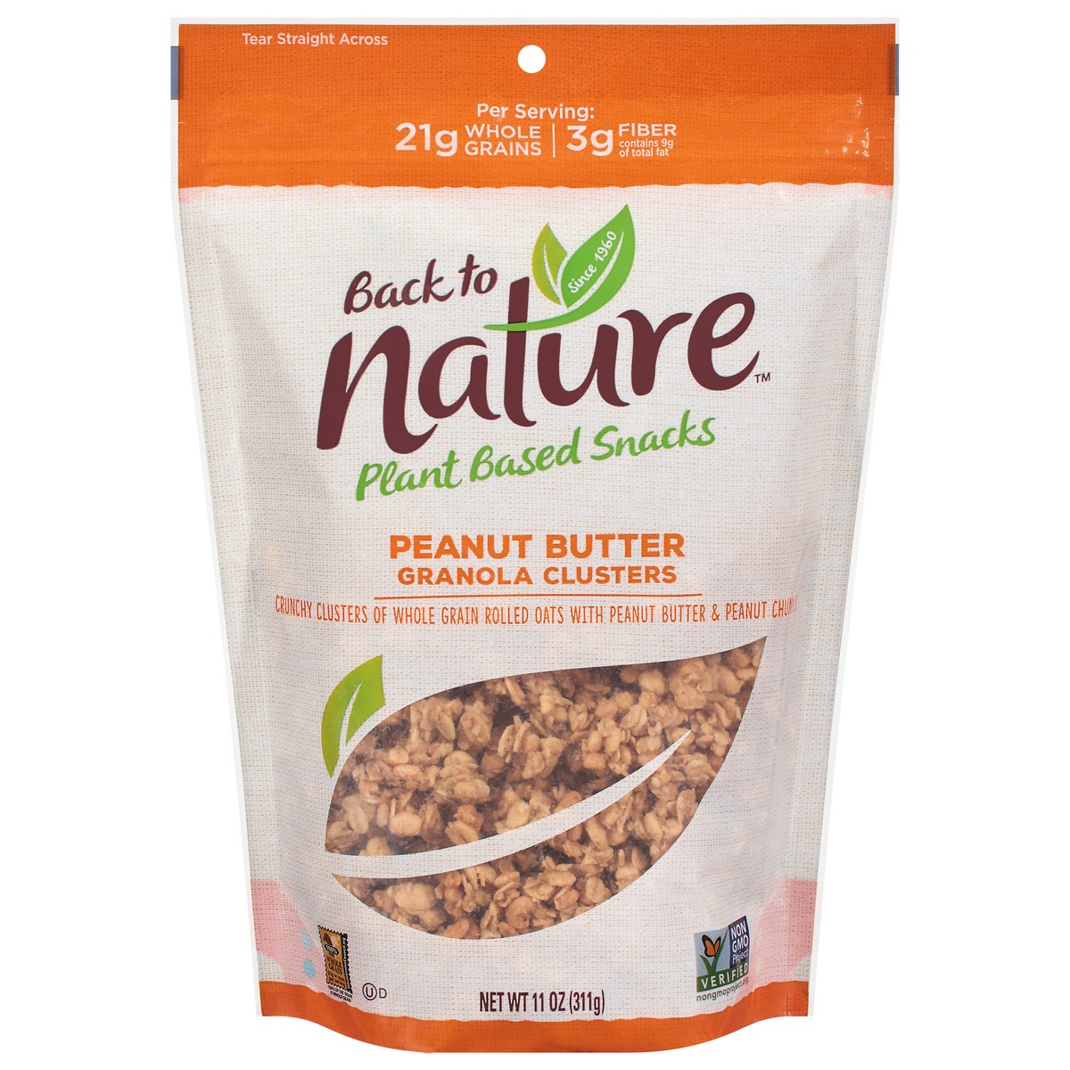 slide 1 of 9, Back to Nature Granola Clusters, 11 oz