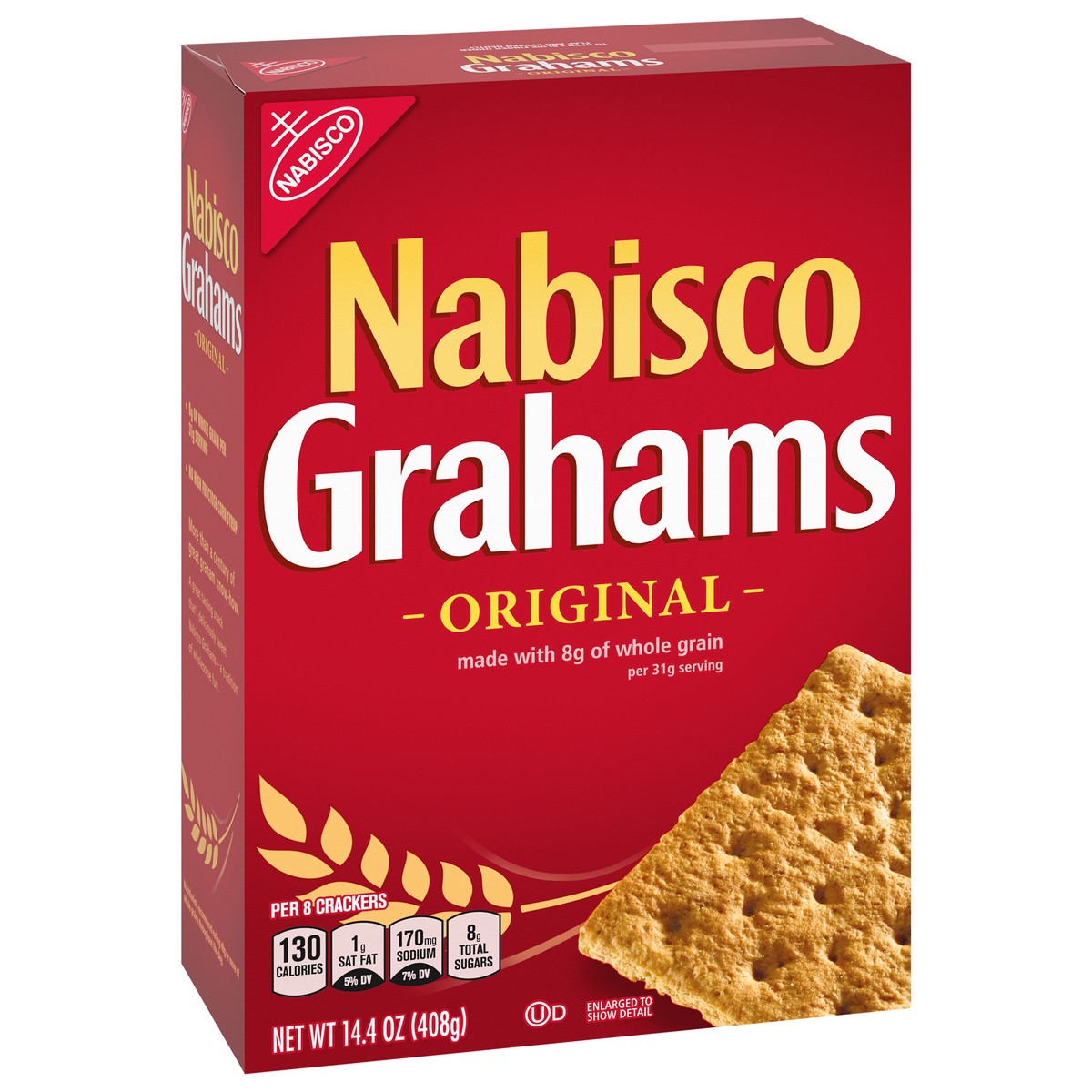 slide 8 of 9, NABISCO GRAHAMS Original Graham Crackers, 14.4 oz, 14.4 oz