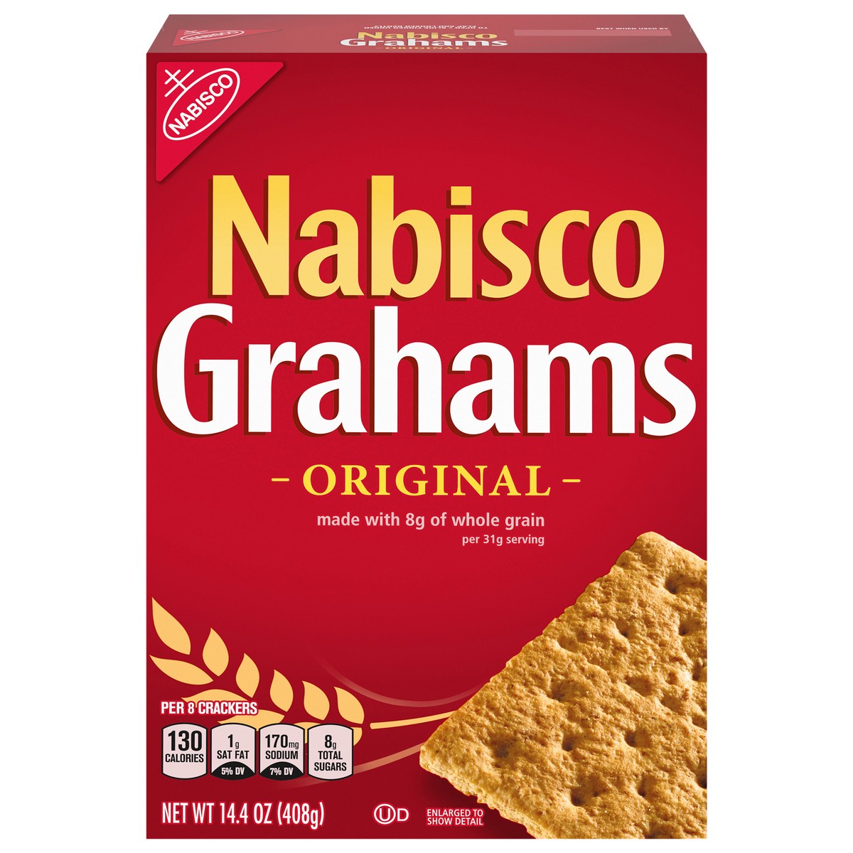 slide 1 of 9, NABISCO GRAHAMS Original Graham Crackers, 14.4 oz, 14.4 oz