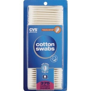 slide 1 of 1, CVS Health Cotton Swabs, 375 Ct, 1 ct
