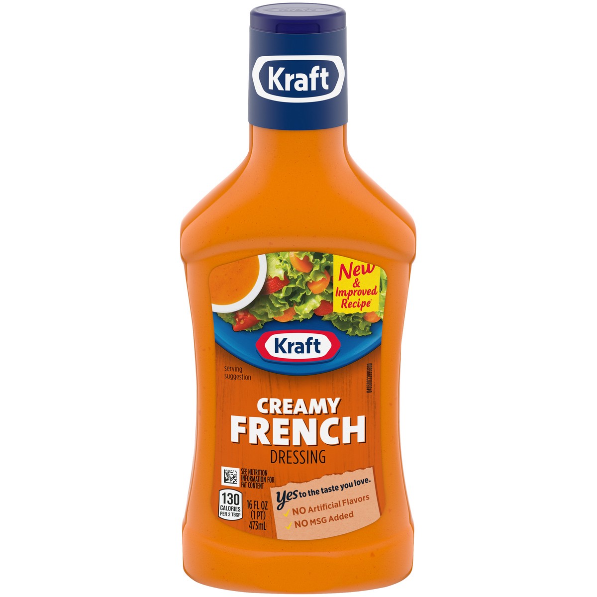slide 1 of 9, Kraft Creamy French Salad Dressing, 16 fl oz Bottle, 16 fl oz