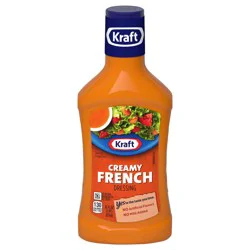 Kraft Creamy French Dressing, 16 fl oz Bottle