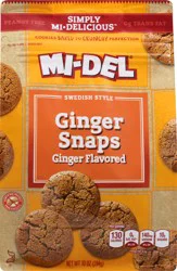 MI-Del Swedish Style Ginger Flavored Ginger Snaps 10 oz