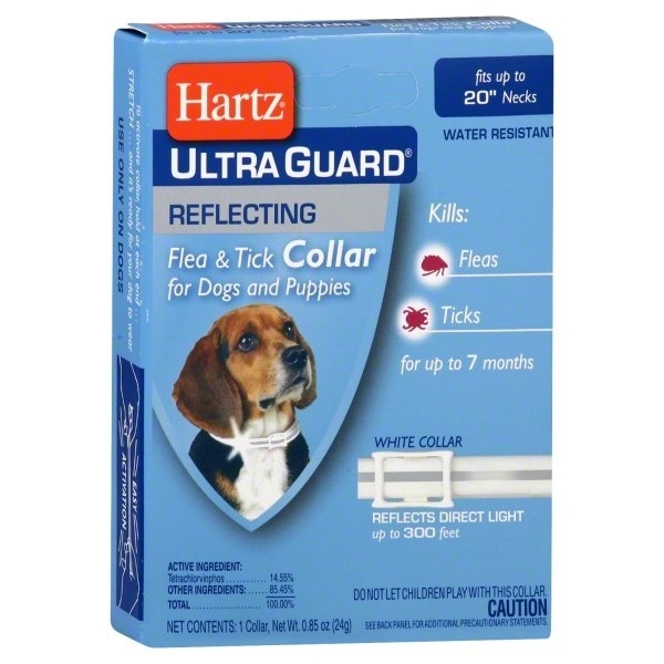 slide 1 of 1, Hartz Ultra Guard Reflecting Flea and Tick Collar for Dogs, 1 ct