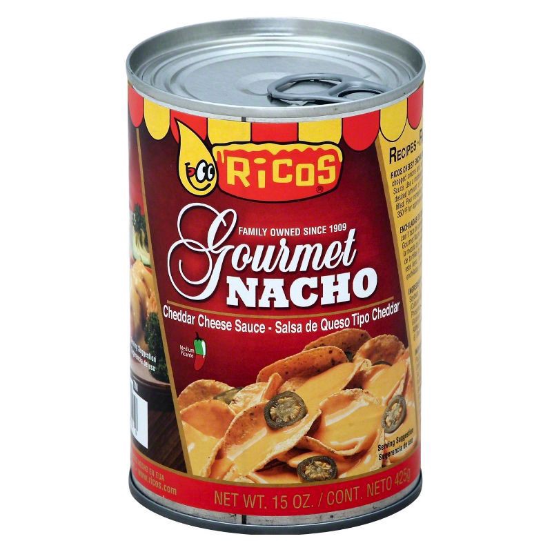 slide 1 of 14, Rico's Gourmet Nacho Cheddar Cheese Sauce 15 oz, 15 oz