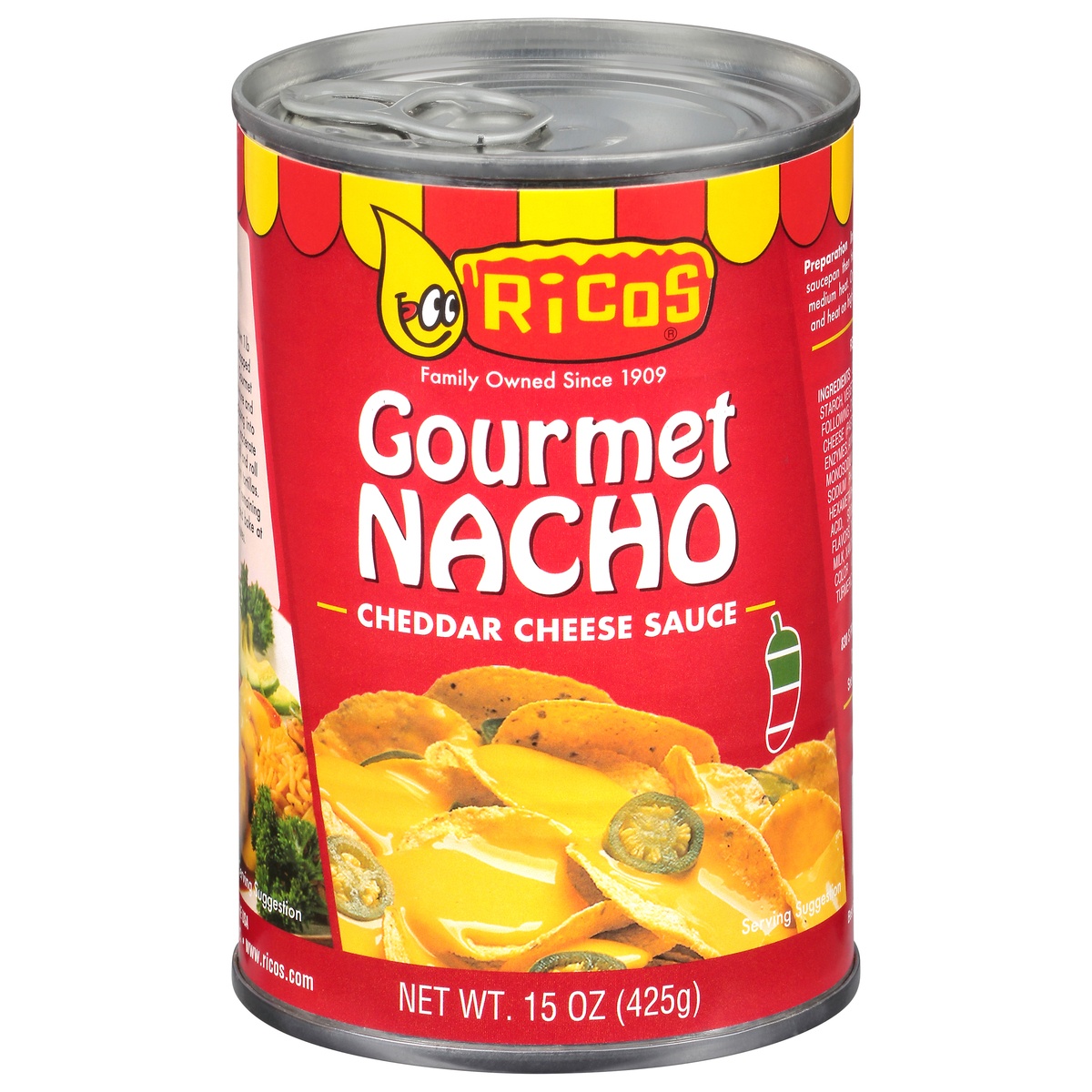 slide 1 of 1, Rico's Gourmet Nacho Cheddar Cheese Sauce, 15 oz
