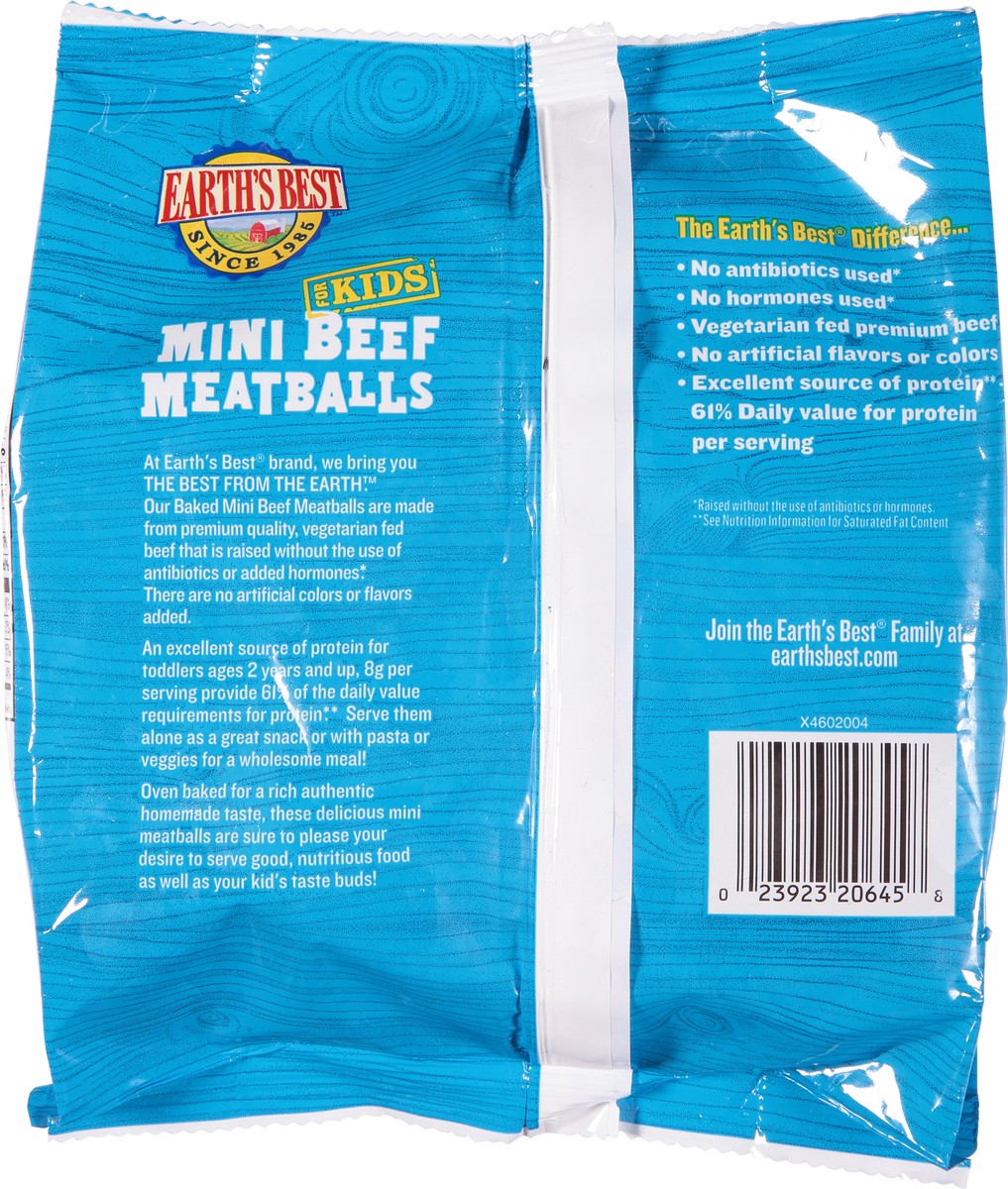 slide 5 of 9, Earth's Best Mini Beef Meatballs for Kids 14 oz Bag, 14 oz