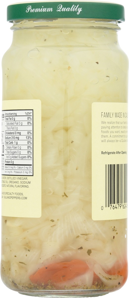 slide 5 of 9, Giuliano Spicy Onion Strips 16 fl oz, 16 fl oz