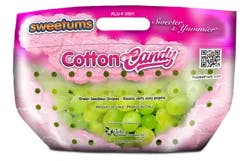 Fresh Cotton Candy Seedless Green Grapes in Bag, 1 lb