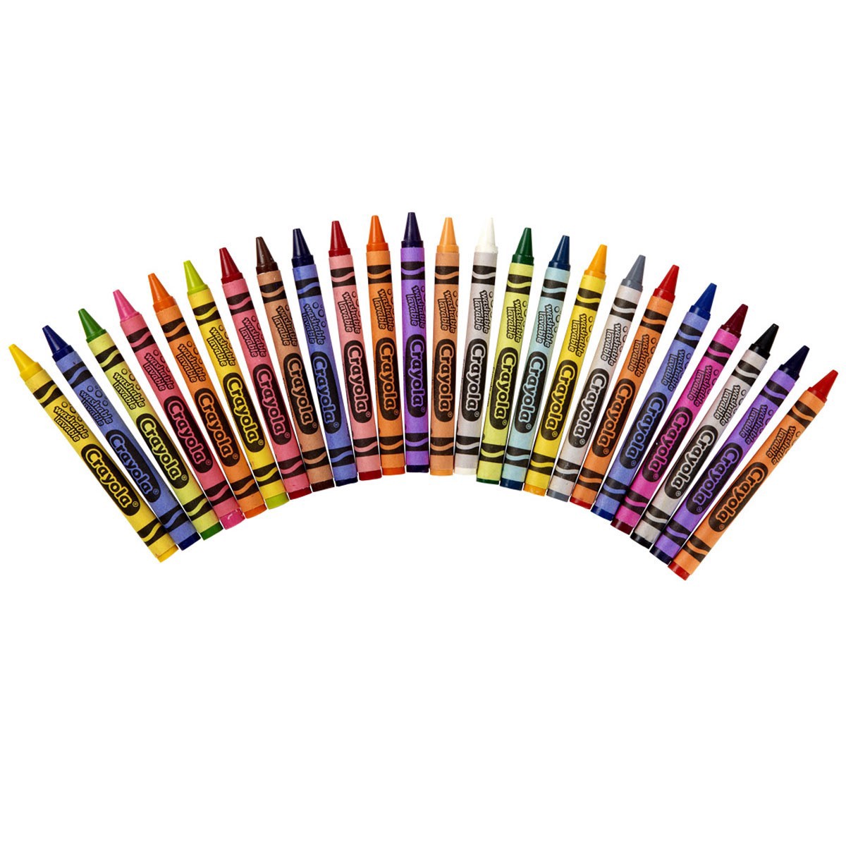 slide 5 of 5, Crayola Ulta-Clean Washable Crayons, 24ct., 24 ct