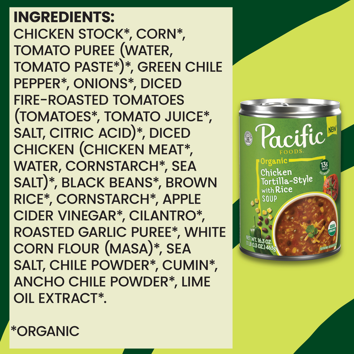 slide 8 of 9, Pacific Foods Organic Chicken Tortilla Soup, 16.3 oz