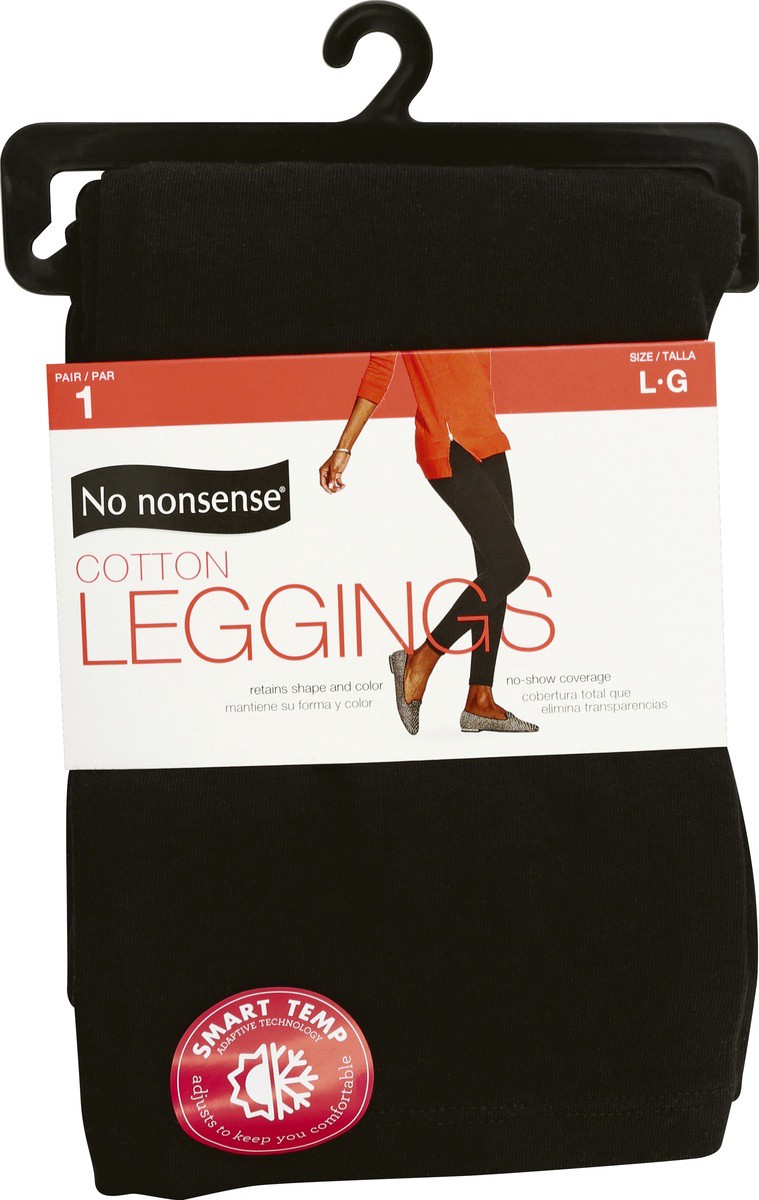 slide 2 of 2, No Nonsense Black Leggings, 1 ct