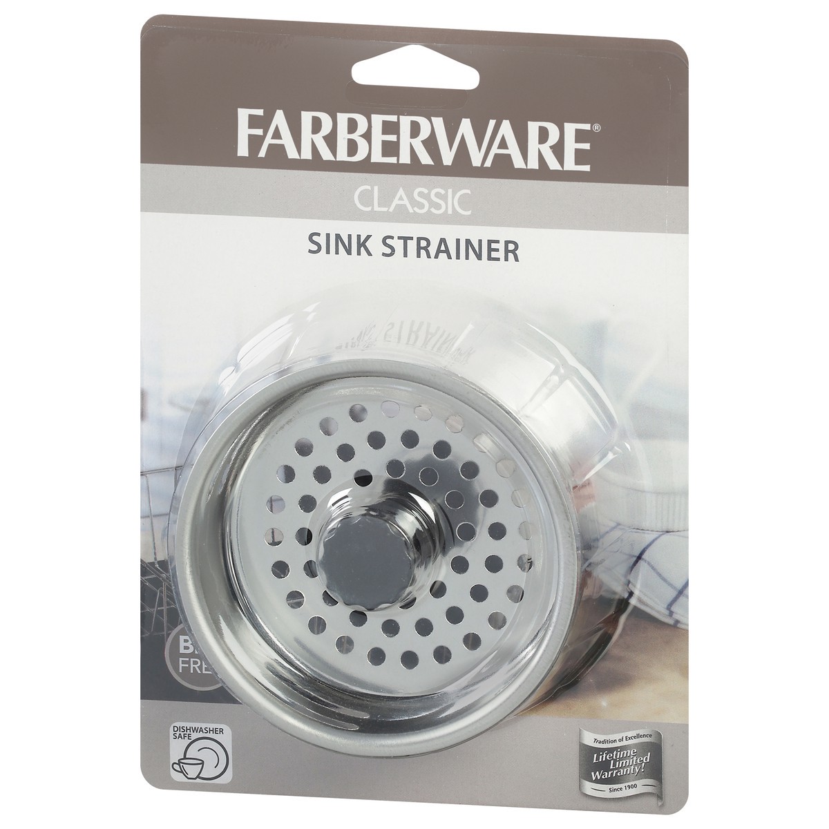 slide 4 of 9, Farberware Stainless Steel Classic Sink Strainer 1 ea, 1 ct