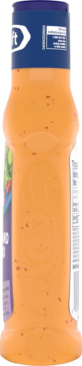 slide 5 of 9, Kraft Thousand Island Salad Dressing, 16 fl oz Bottle, 16 fl oz