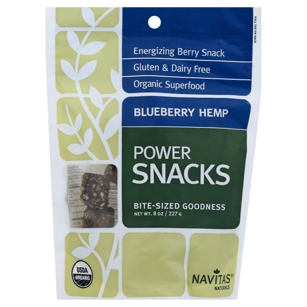 slide 1 of 2, Navitas Blueberry Hemp Power Snack, 8 oz