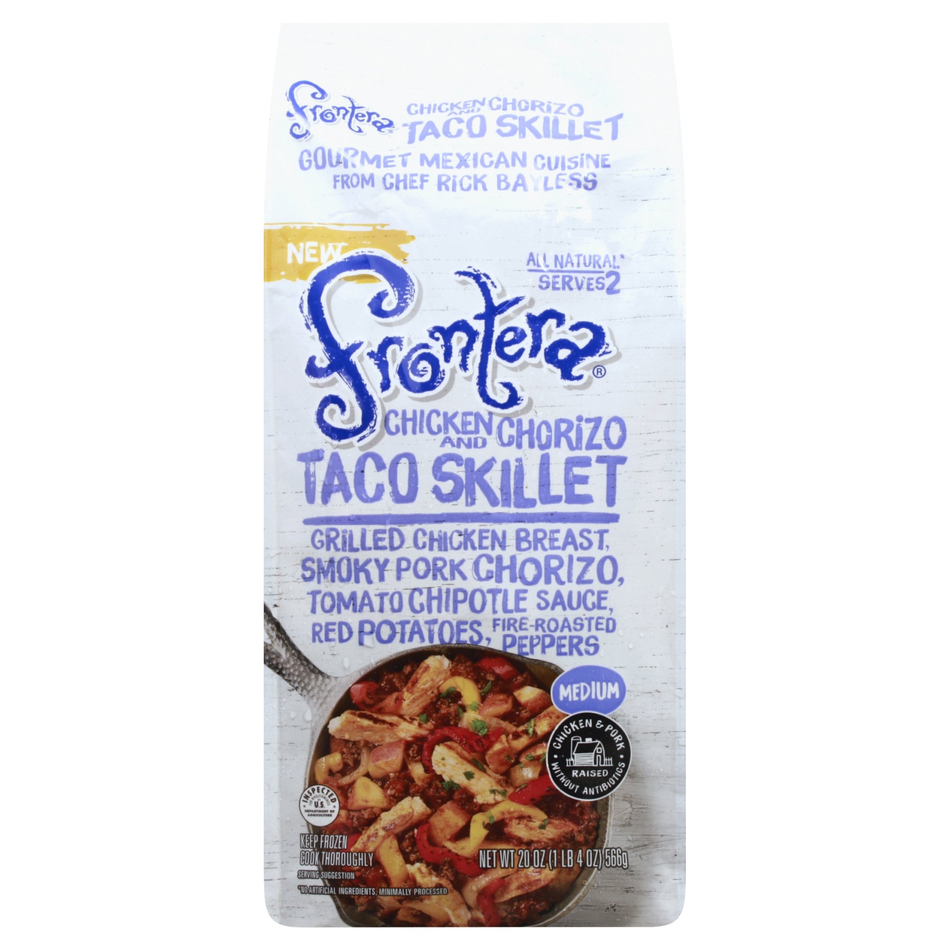 slide 1 of 1, Frontera Chicken Chorizo Taco Skillet Meal, 20 oz