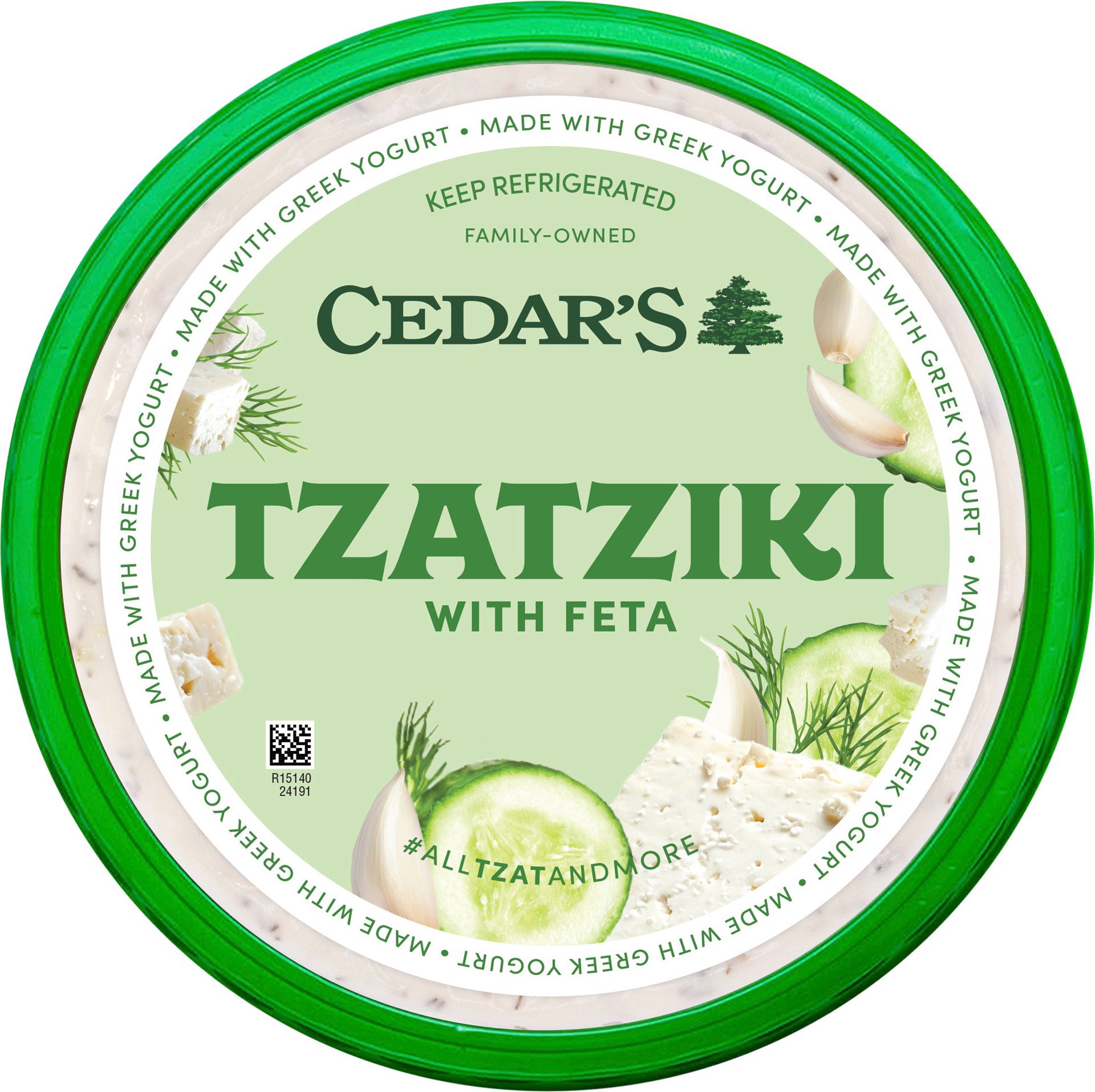 slide 1 of 1, Cedar Tzatziki Feta, 12 oz
