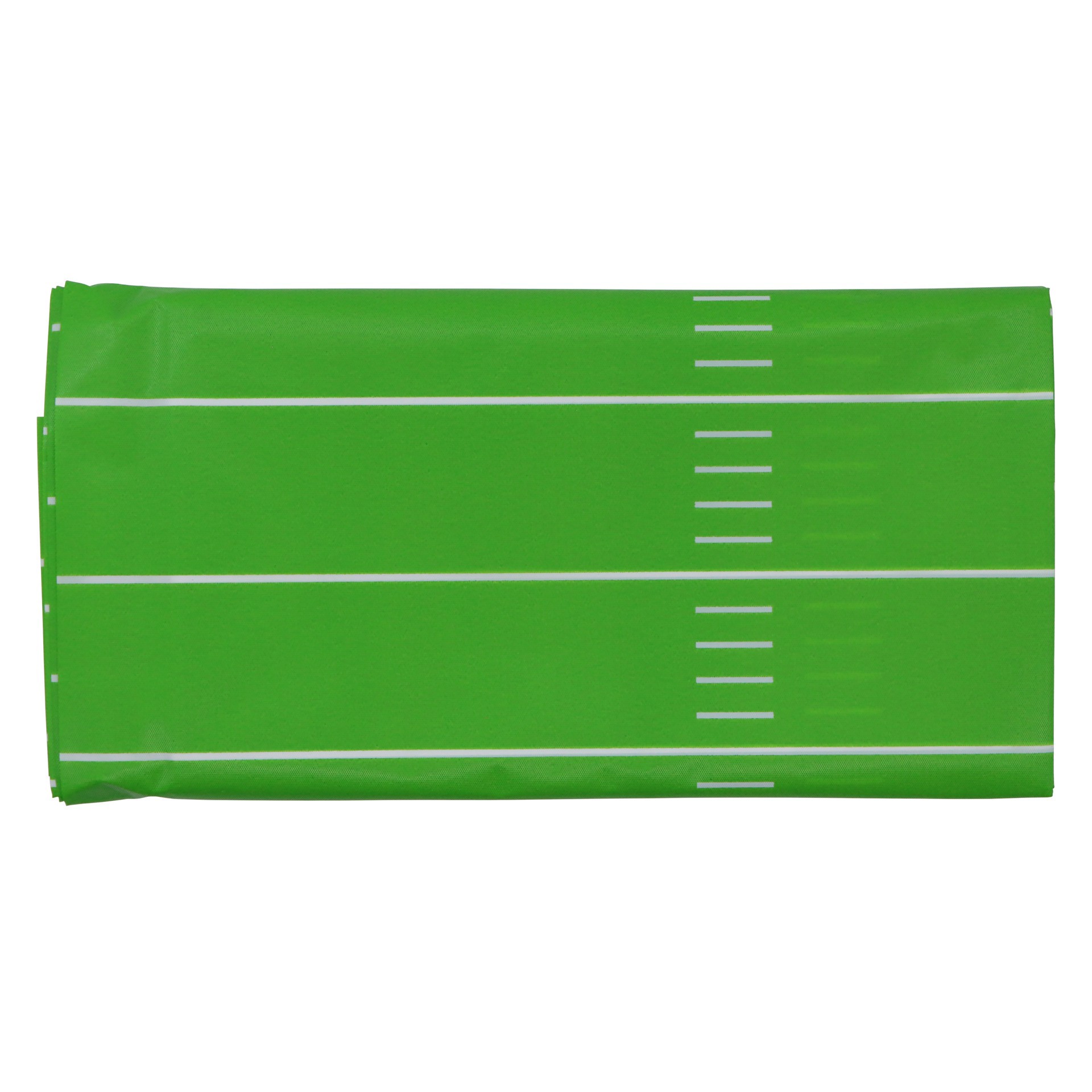 slide 3 of 3, 54" X 108" Green Football Field Table Cover By Celebrate It, 54 in x 108 in