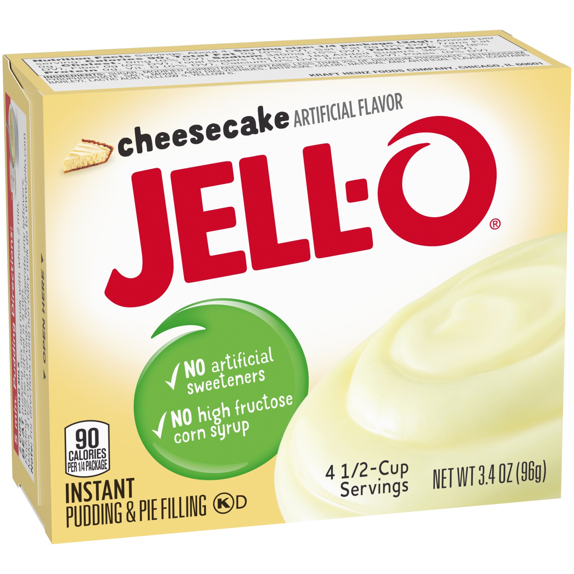 slide 7 of 11, Jell-O Cheesecake Instant Pudding & Pie Filling Mix, 3 oz
