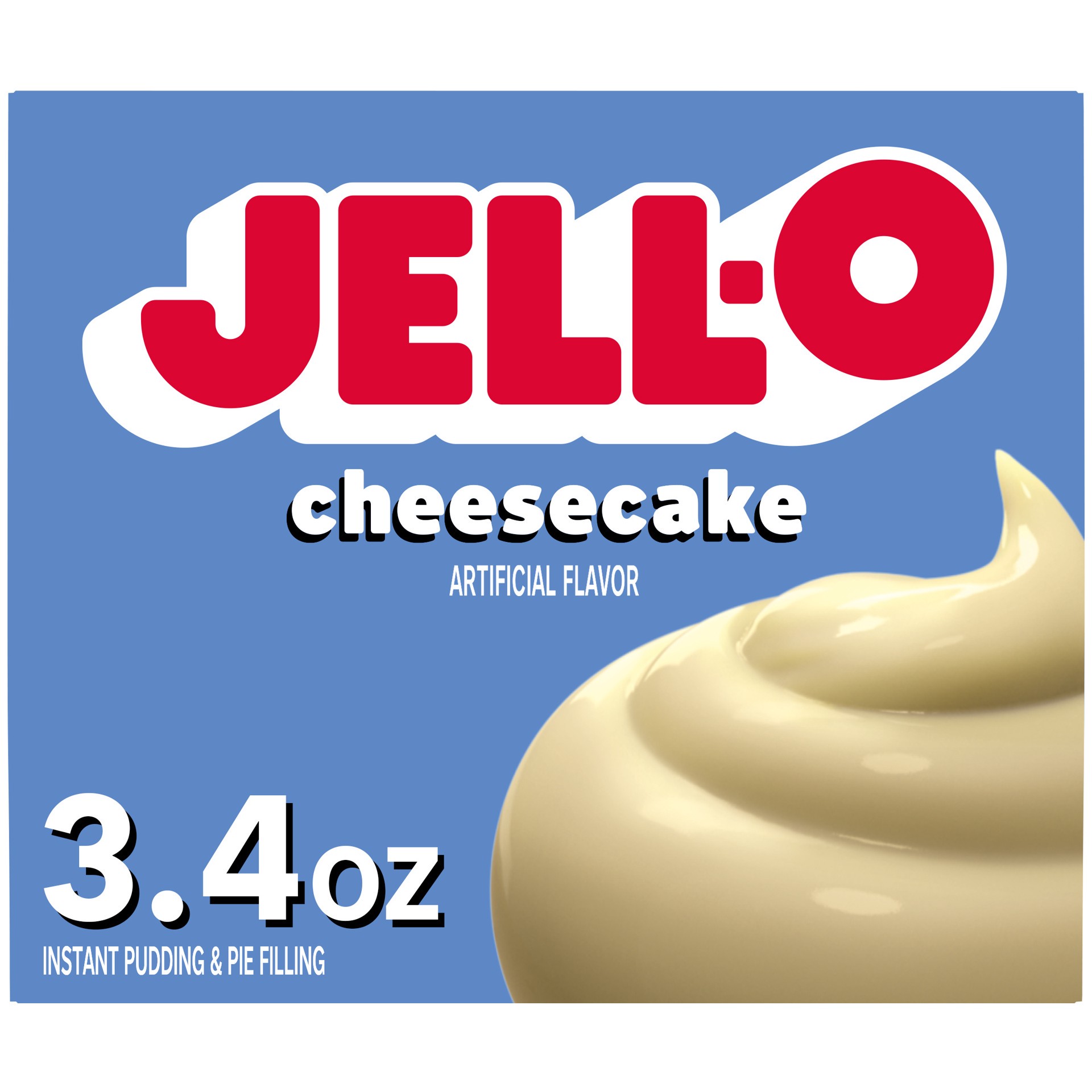 slide 1 of 5, Jell-O Cheesecake Artificially Flavored Instant Pudding & Pie Filling Mix, 3.4 oz Box, 3.4 oz