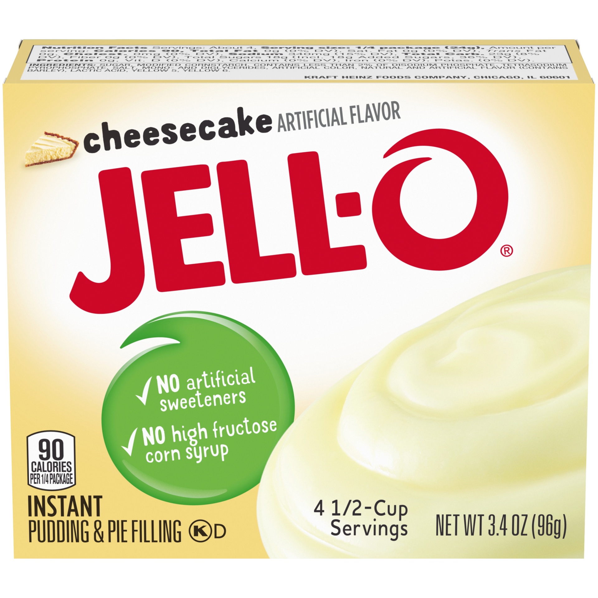 slide 1 of 11, Jell-O Cheesecake Instant Pudding & Pie Filling Mix, 3 oz