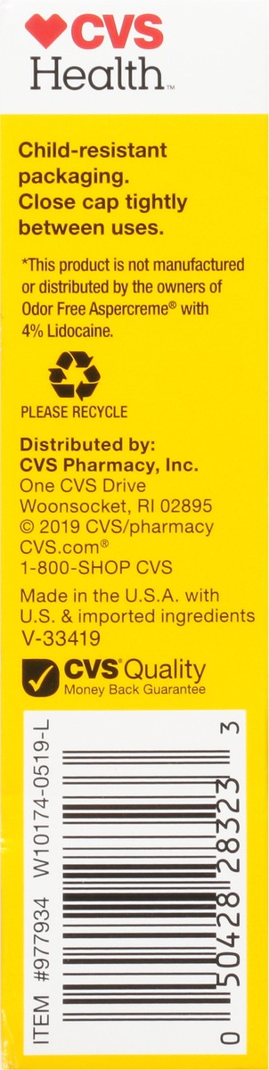 slide 2 of 17, CVS Health Maximum Strength Lidocaine Pain Relief Cream, 2.7 Oz, 1 ct