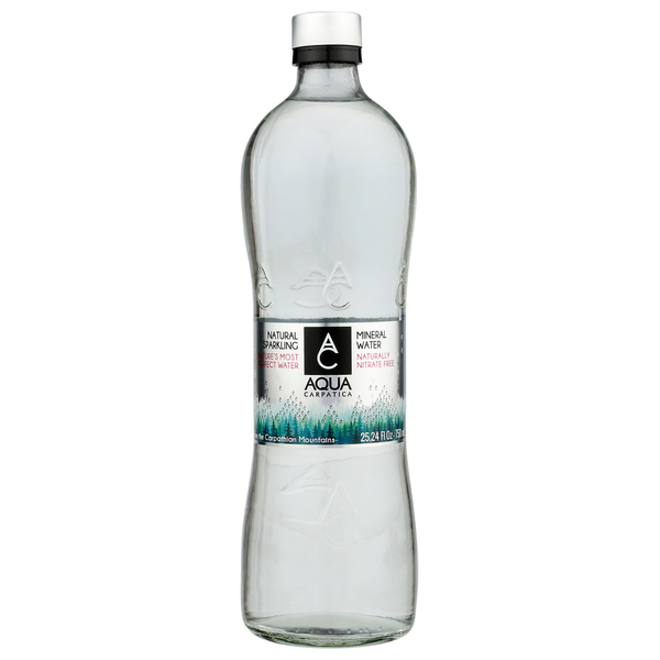 slide 1 of 1, AQUA Carpatica Sparkling Mineral Water - 25.24 fl oz, 25.24 fl oz