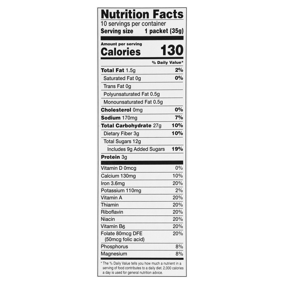 slide 2 of 11, Ralston Foods 10 Pack Apple & Cinnamon Instant Oatmeal 10 ea, 12.3 oz