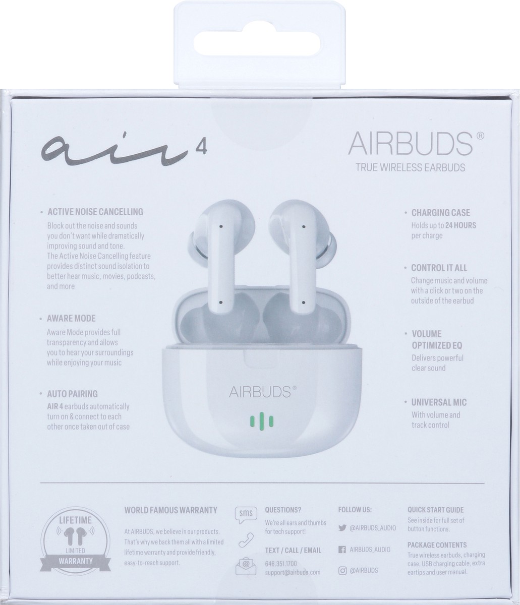 slide 4 of 12, air airbuds True Wireless Earbuds 1 ea, 1 ct