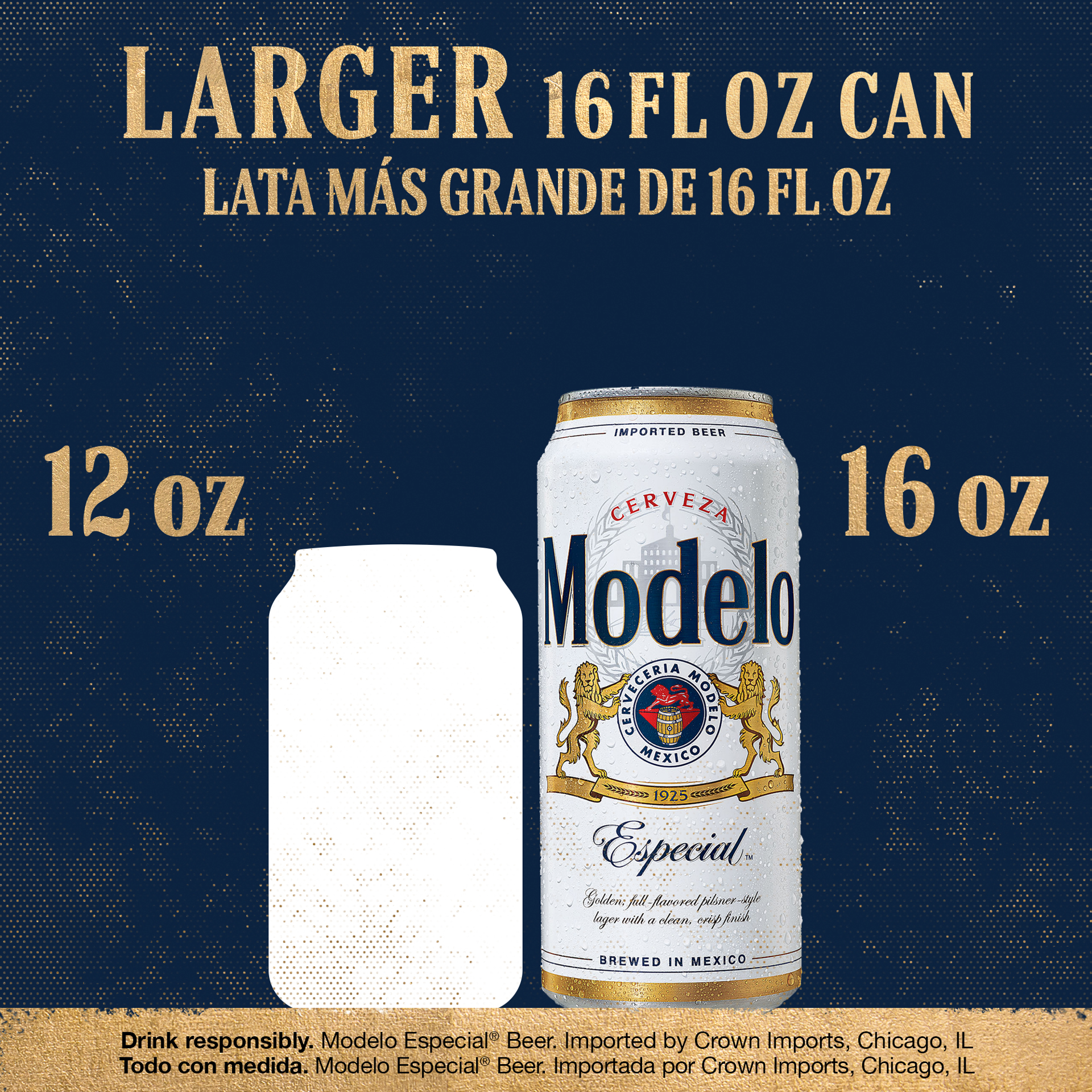 slide 10 of 10, Modelo Especial Mexican Lager Import Beer, 4 ct; 16 oz