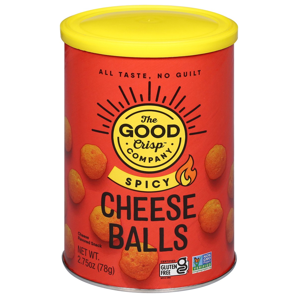 slide 8 of 14, The Good Crisp Company Spicy Cheese Balls - 2.75 oz, 2.75 oz