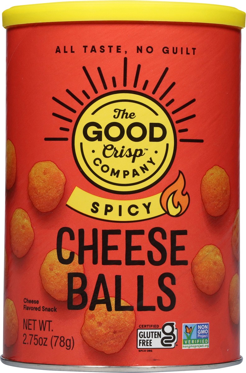 slide 11 of 14, The Good Crisp Company Spicy Cheese Balls - 2.75 oz, 2.75 oz